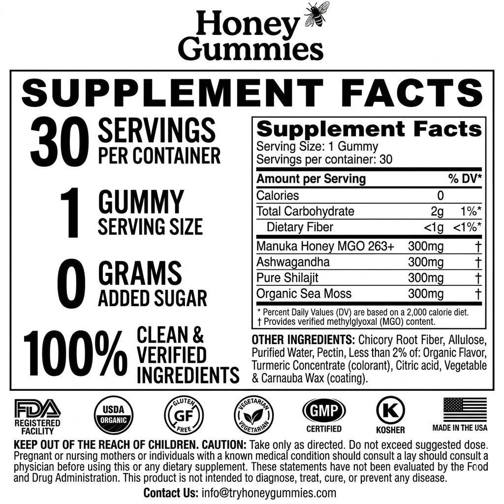 Honey Gummies™ Men’s Vitality Formula