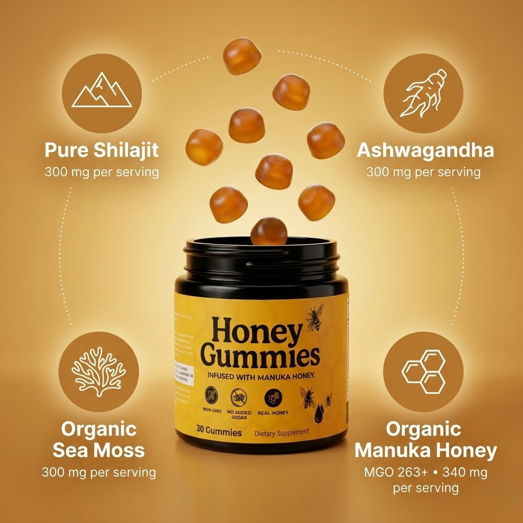 Honey Gummies™ 4-in-1 Wellness Gummies