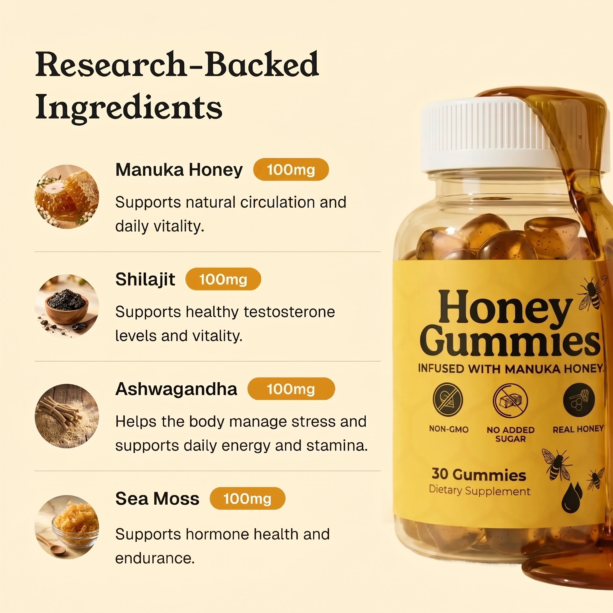 Honey Gummies Premium